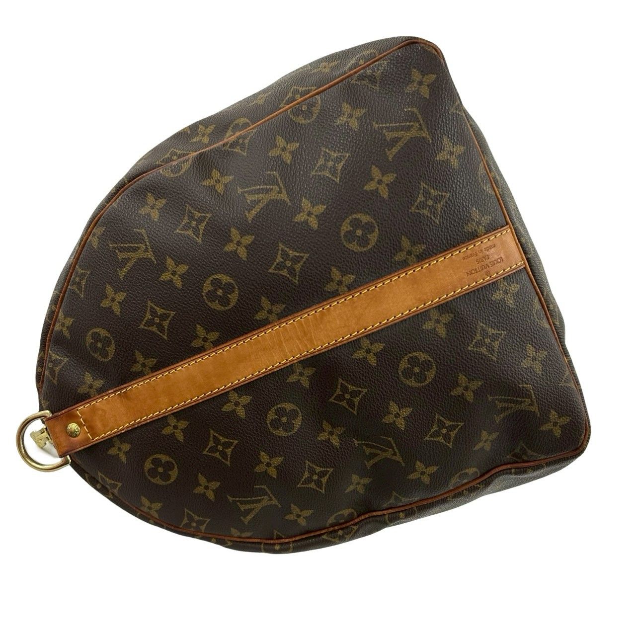 Louis Vuitton Keepall Bandouliere 55 Monogram Leather 2-Way Boston Bag Brown — view 5