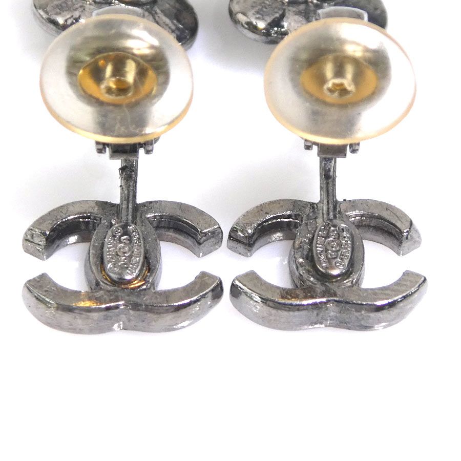Chanel Earrings Silver — view 7