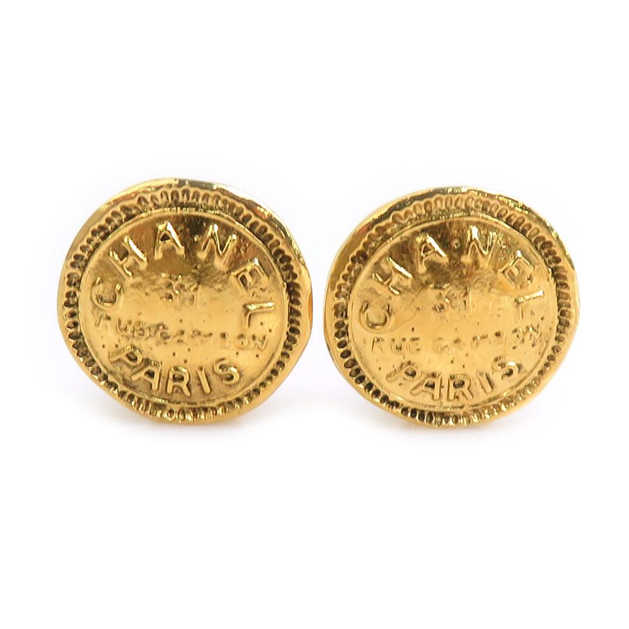 Chanel Earrings Vintee Gold