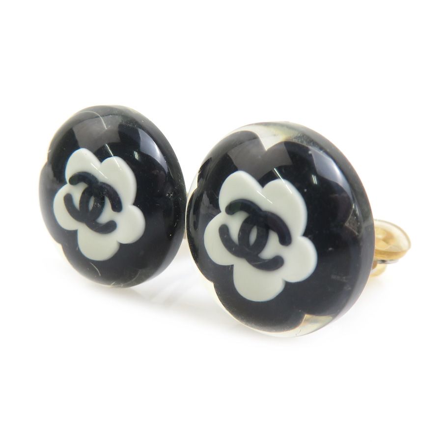 Chanel Earrings Black — view 2
