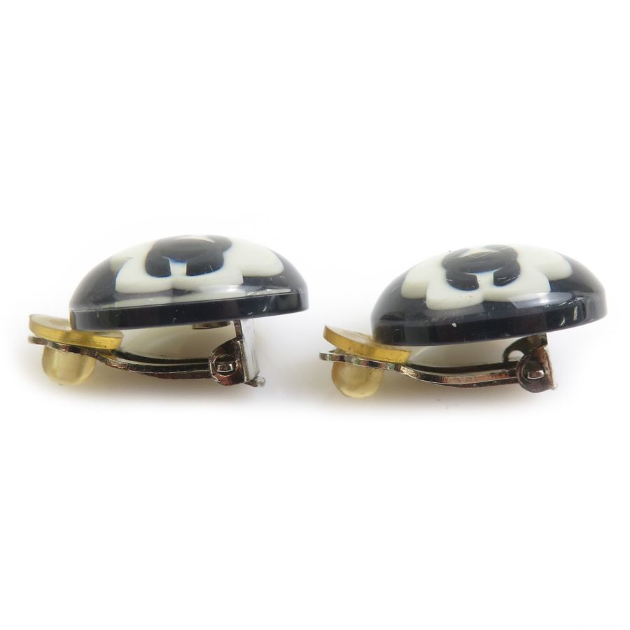 Chanel Earrings Black — view 3