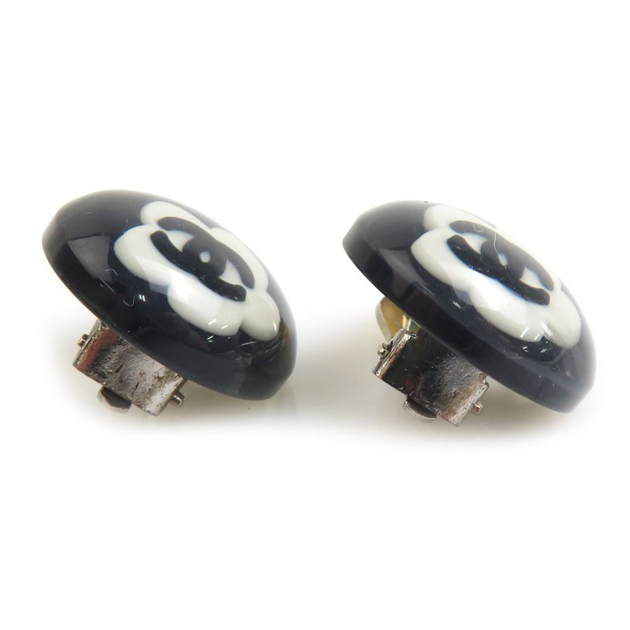 Chanel Earrings Black — view 4