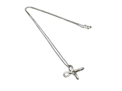 Tiffany & Co Necklace Elsa Peretti Infinity Cross Silver