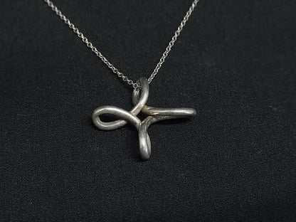 Tiffany & Co Necklace Elsa Peretti Infinity Cross Silver — view 2