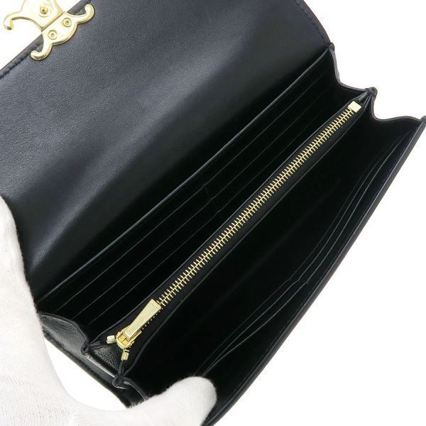 Celine Large Wallet Triomphe Shiny Calfskin — view 2