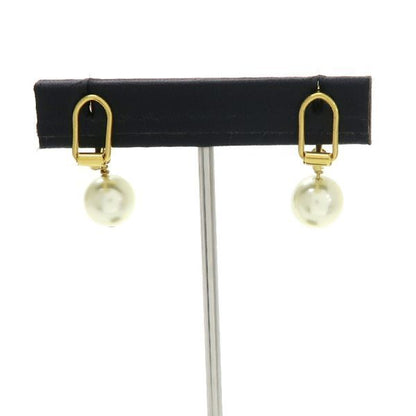 Dior CD Navy Clip Earrings — view 3