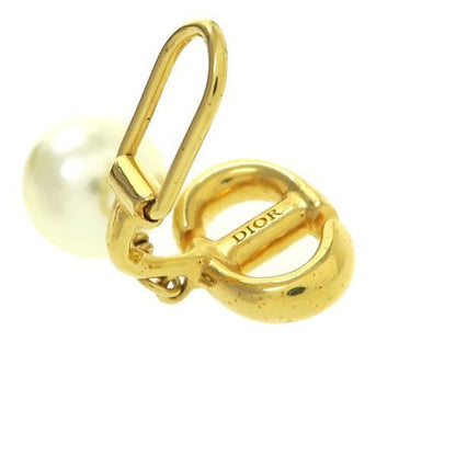 Dior CD Navy Clip Earrings — view 6