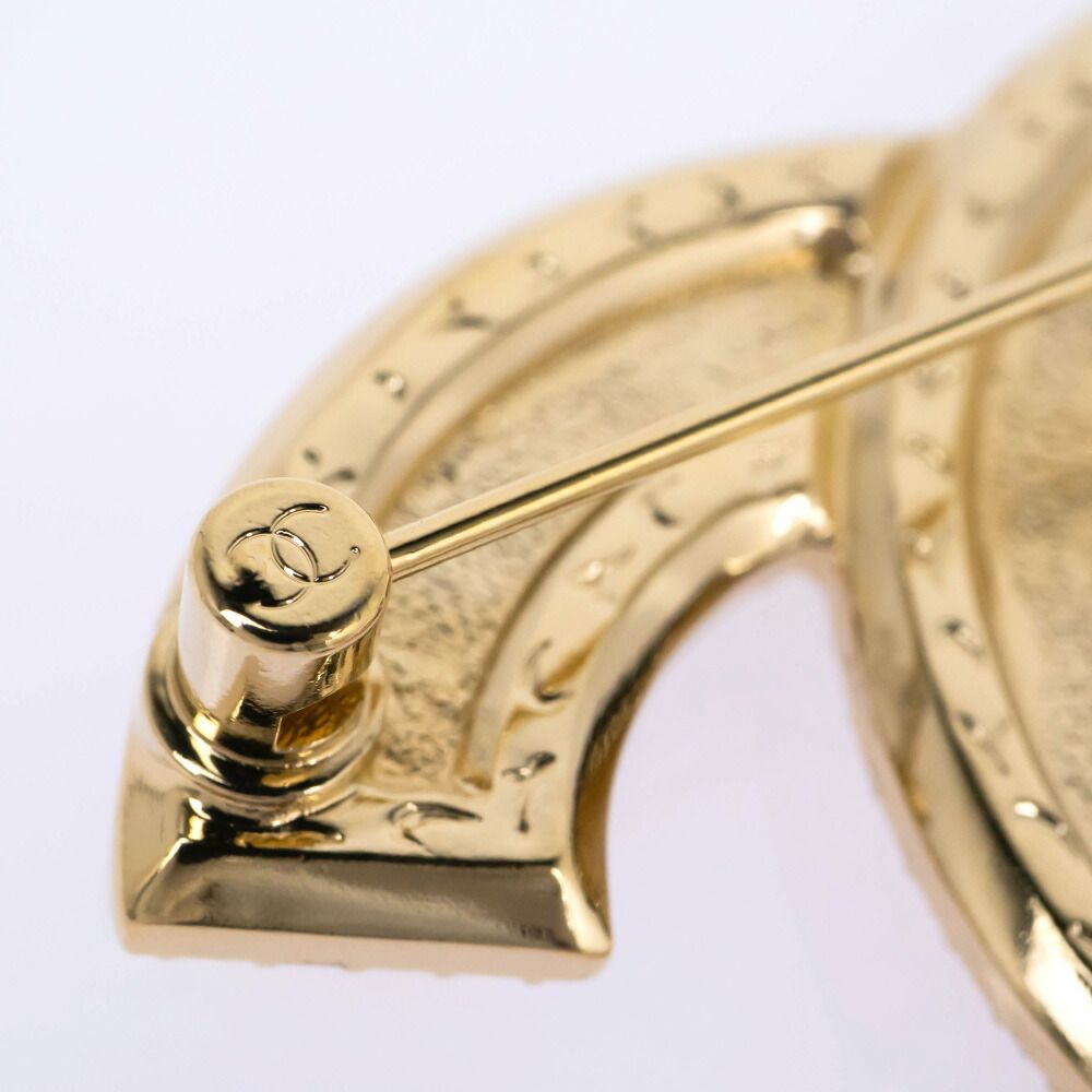 Chanel Cocomotiv Brooch C Cruises Collection Gold Line Stone Coco Quilted — view 8