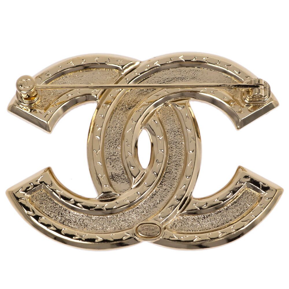 Chanel Cocomotiv Brooch C Cruises Collection Gold Line Stone Coco Quilted — view 6