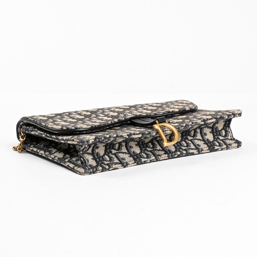 Dior Chain Wallet Saddle — view 6
