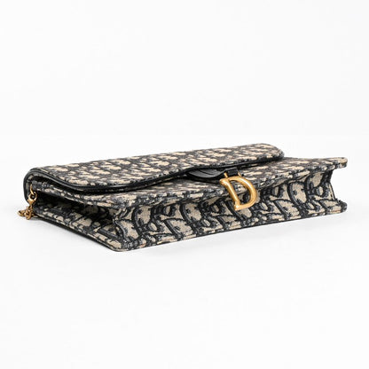 Dior Chain Wallet Saddle — view 6