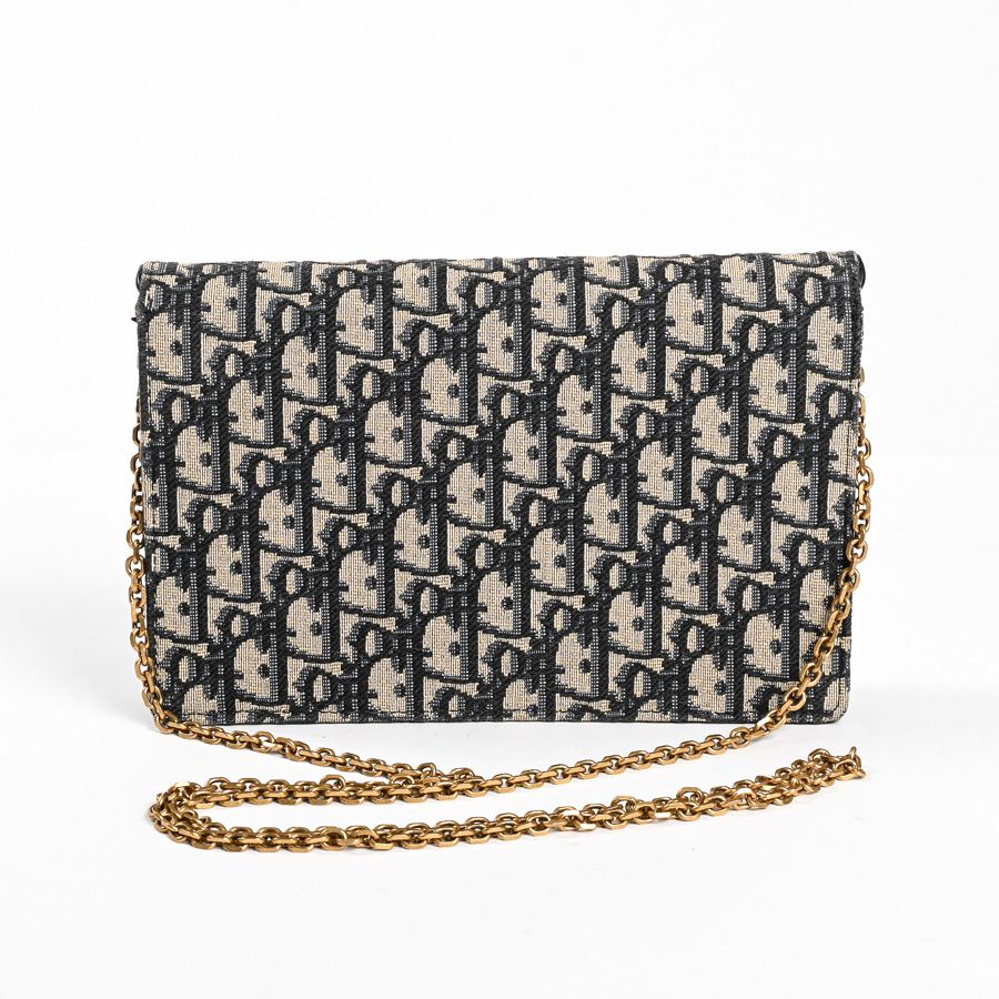 Dior Chain Wallet Saddle — view 3