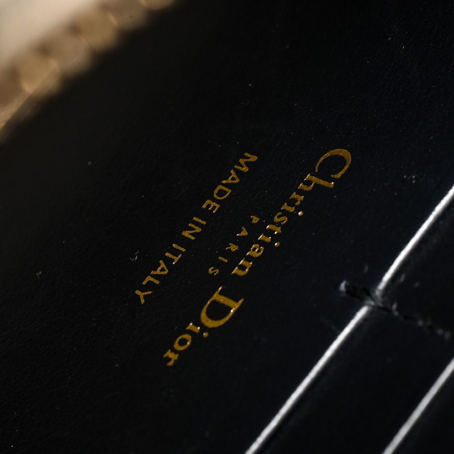 Dior Chain Wallet Saddle — view 7