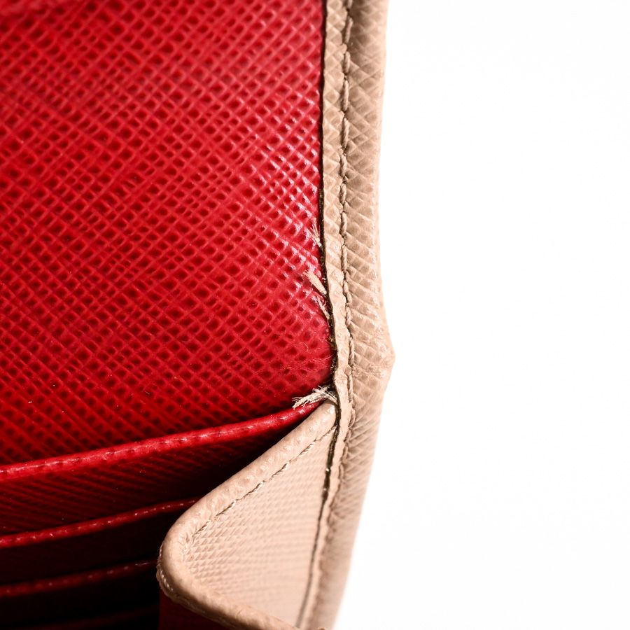 Prada Wallet Flap Wallets Beige — view 9