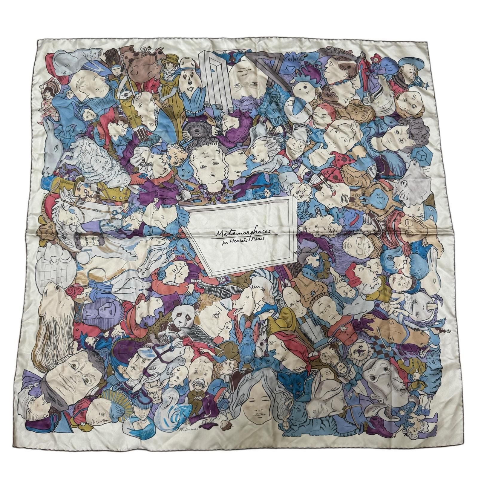 Hermes Carre 90 Metamorphose Scarf Silk