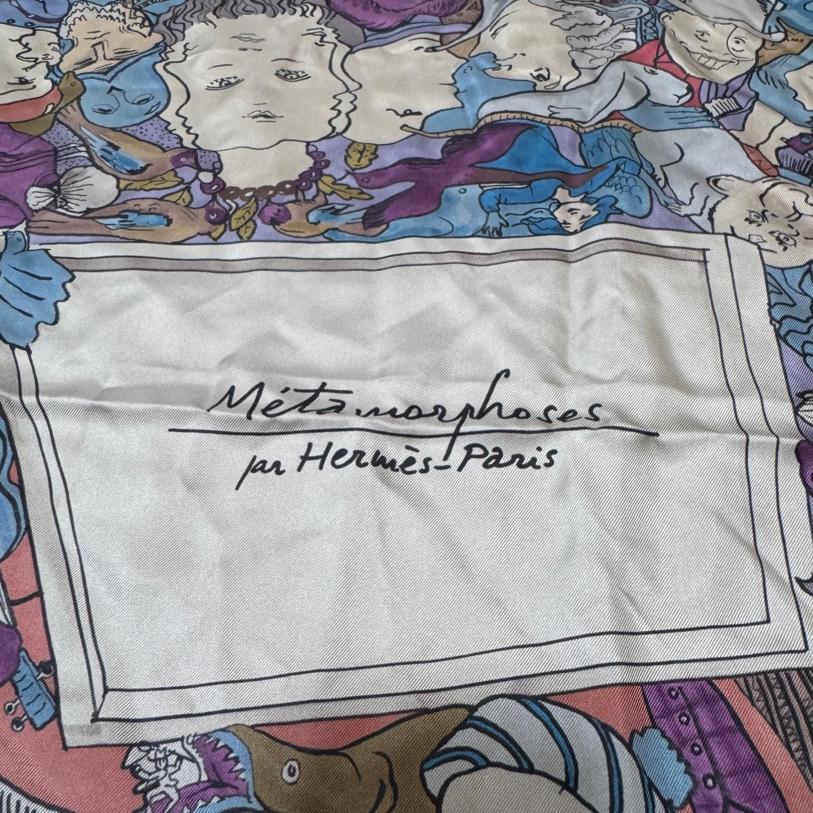 Hermes Carre 90 Metamorphose Scarf Silk — view 4
