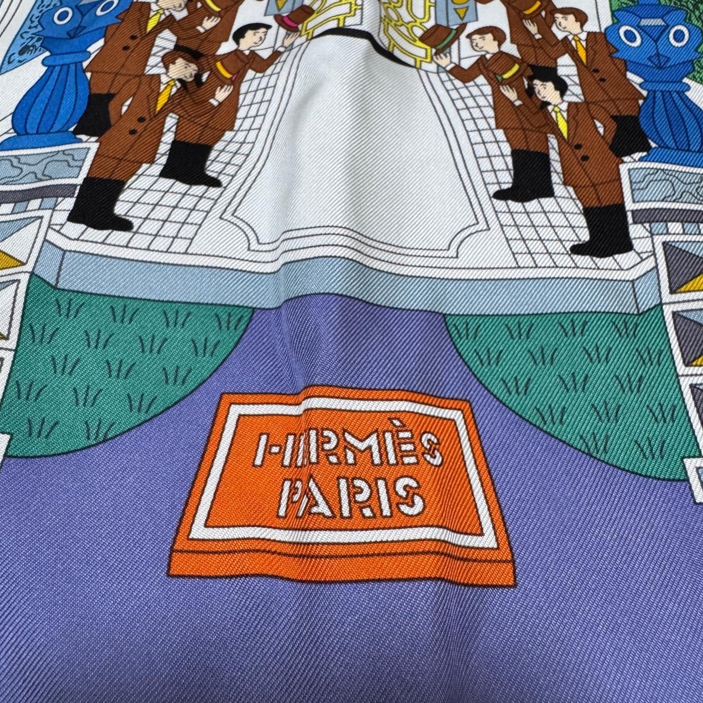 Hermes Carre 90 Maison de Scarf Silk — view 4