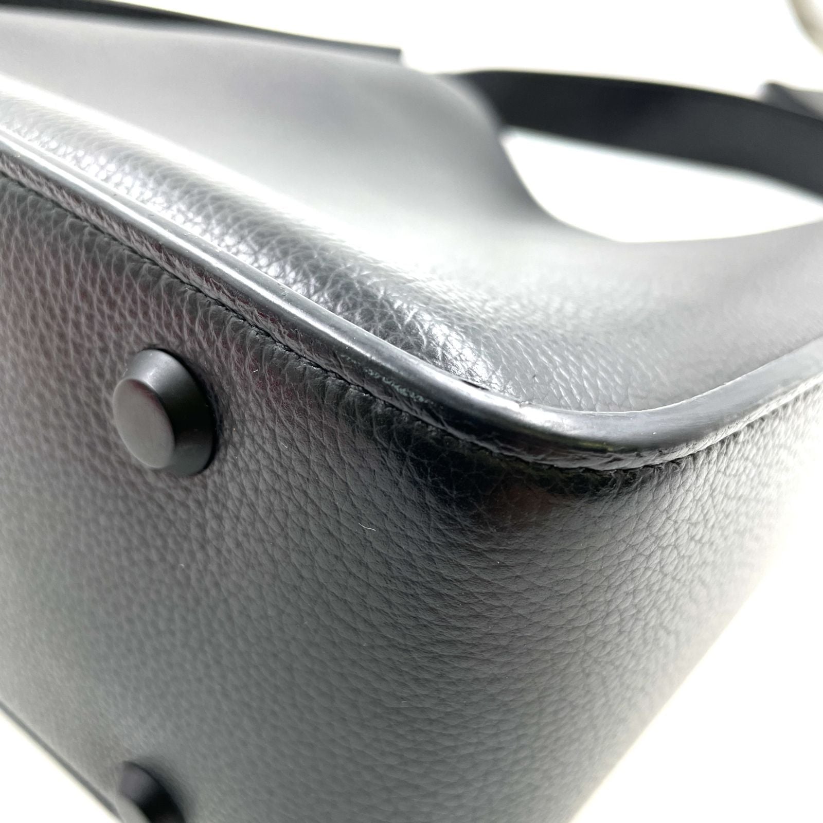 Balenciaga Tool 2.0 2-Way Shoulder Leather Black Tote — view 5
