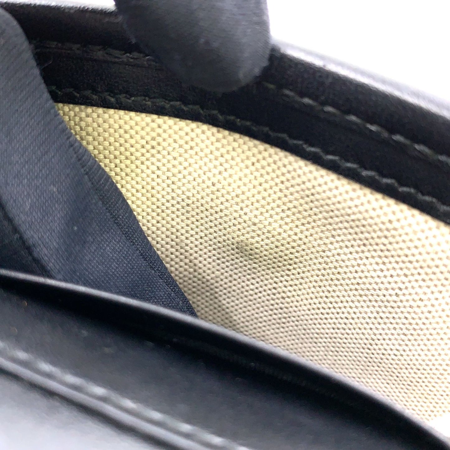 Gucci GG Embossed Mini Bag Leather Black Silver — view 5