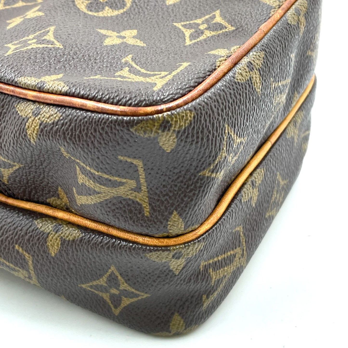 Louis Vuitton Mini Amazon Monogram Leather Brown Shoulder Bag Gold — view 9