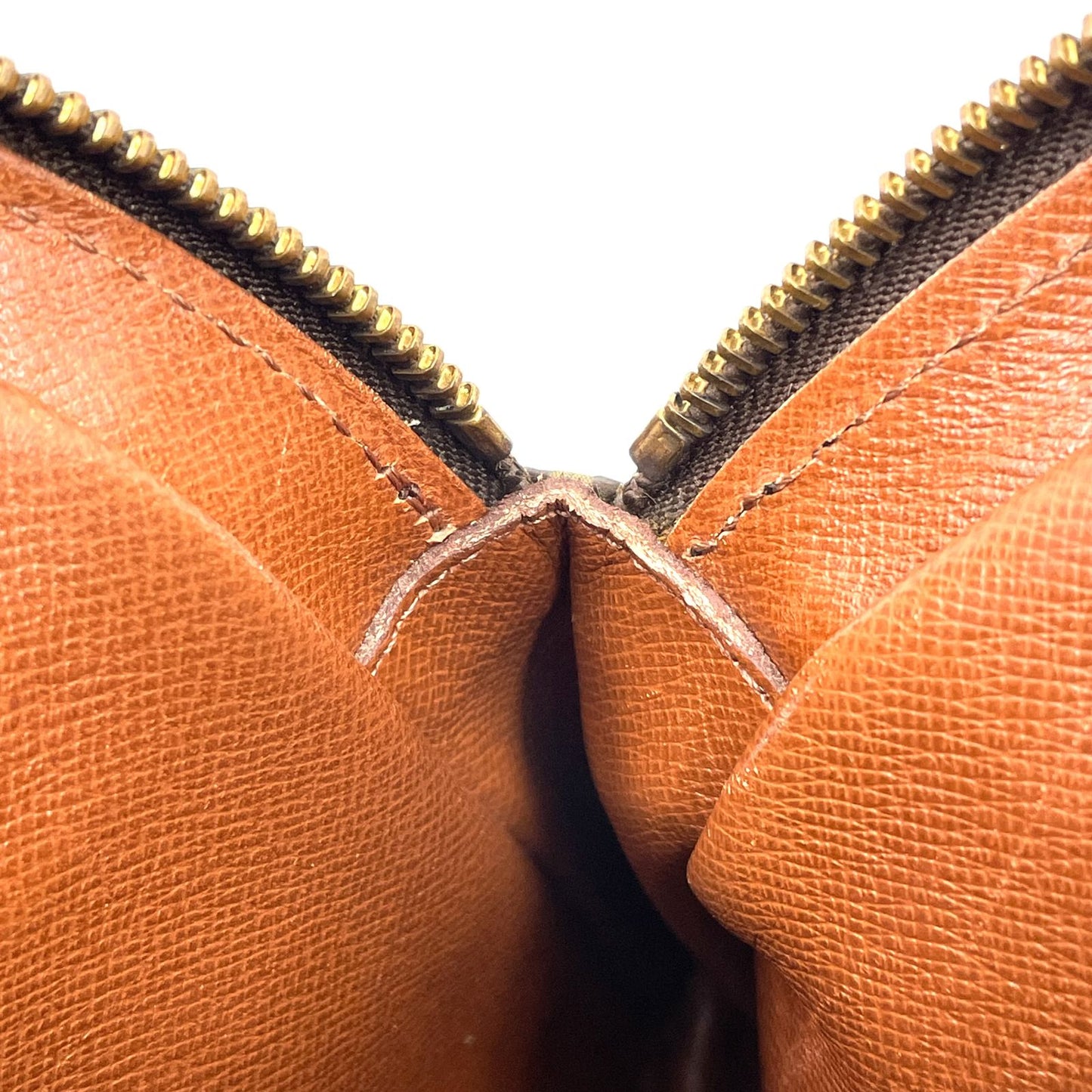 Louis Vuitton Mini Amazon Monogram Leather Brown Shoulder Bag Gold — view 5