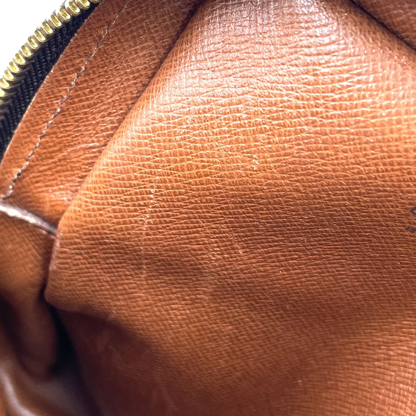 Louis Vuitton Mini Amazon Monogram Leather Brown Shoulder Bag Gold — view 6