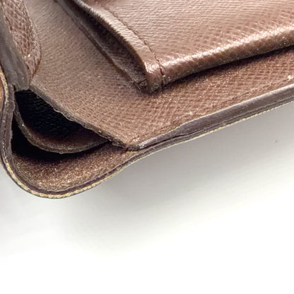 Louis Vuitton Portefeuille Marco Damier Ebene Brown Bifold Wallet — view 9