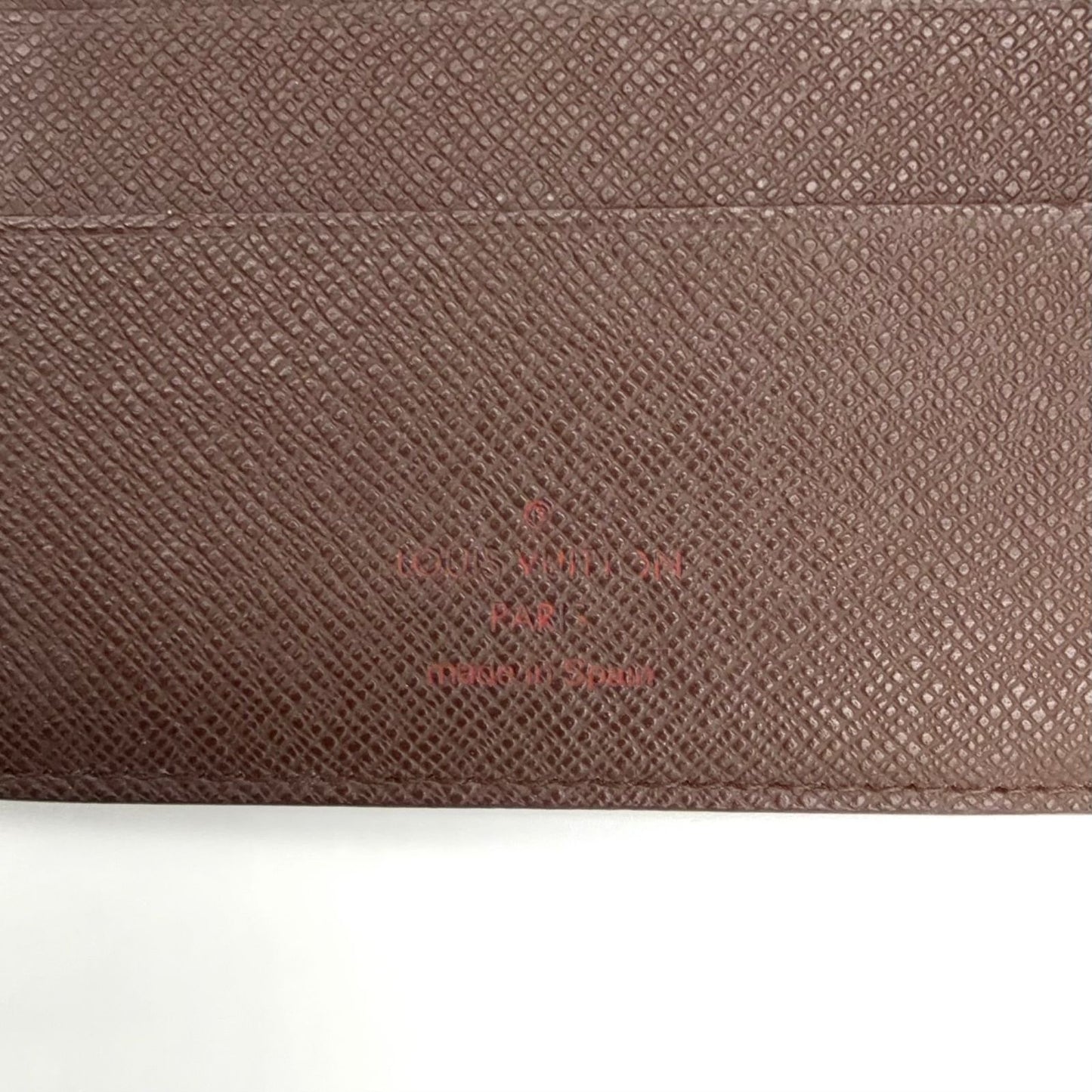 Louis Vuitton Portefeuille Marco Damier Ebene Brown Bifold Wallet — view 4
