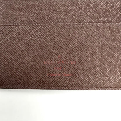 Louis Vuitton Portefeuille Marco Damier Ebene Brown Bifold Wallet — view 4