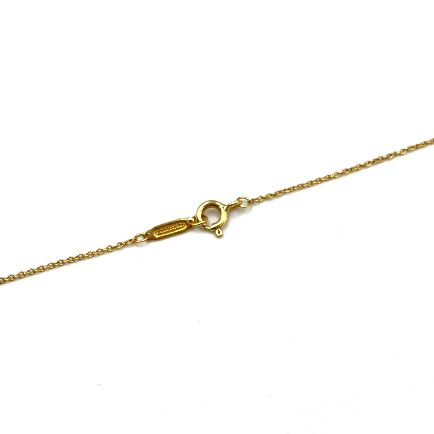 Tiffany & Co Interlocking Circle Yellow Gold Necklace — view 4