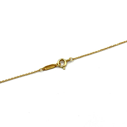 Tiffany & Co Interlocking Circle Yellow Gold Necklace — view 4
