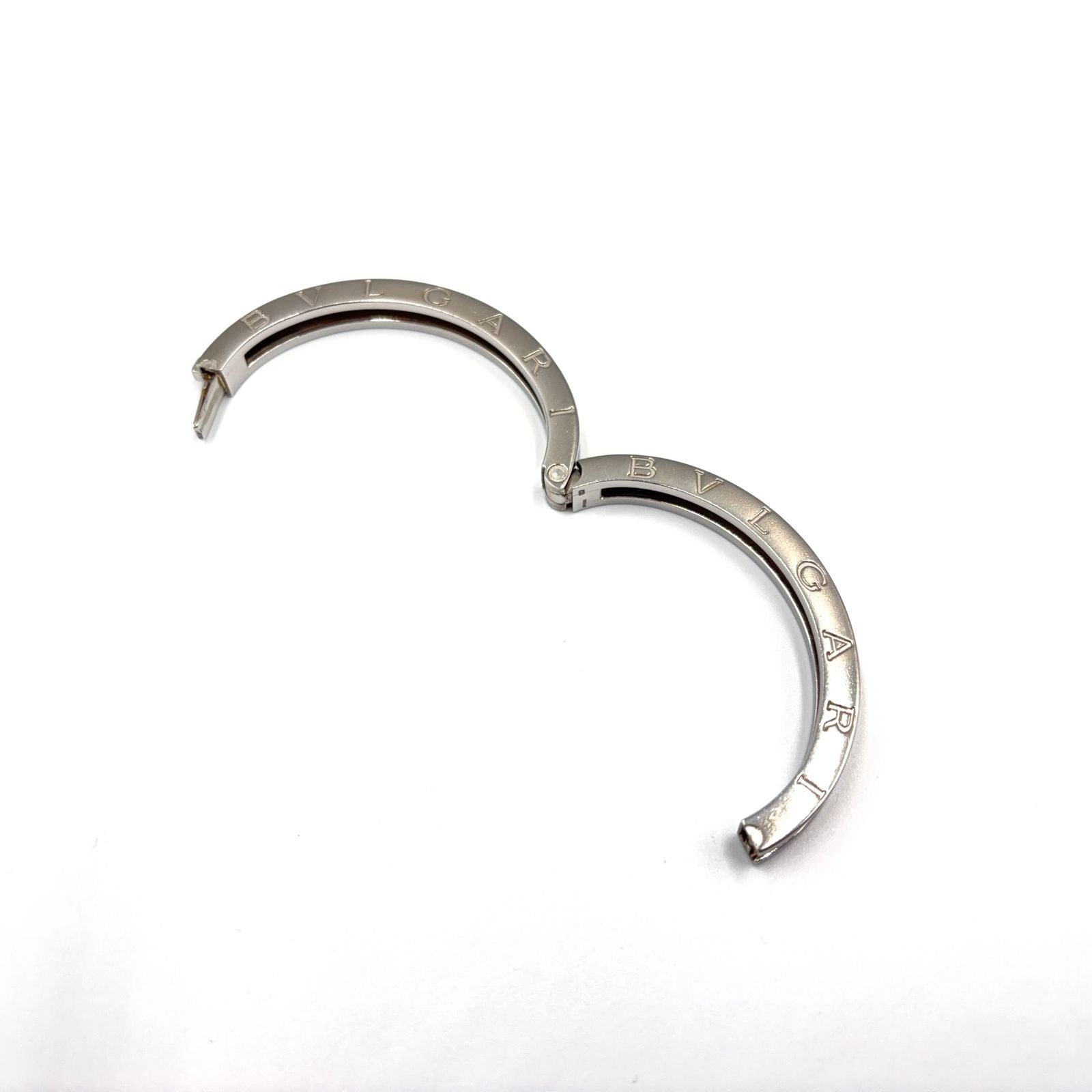 Bvlgari B-zero One Yellow Gold Silver Bangle Bracelet — view 8