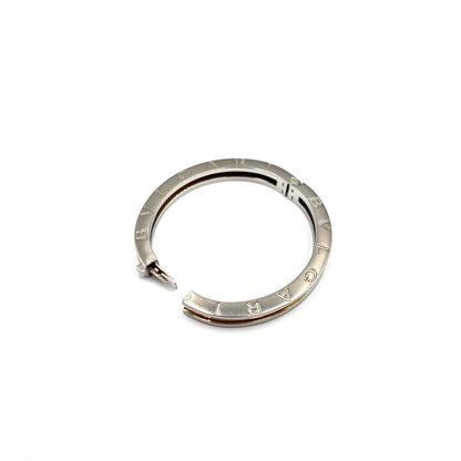 Bvlgari B-zero One Yellow Gold Silver Bangle Bracelet — view 9