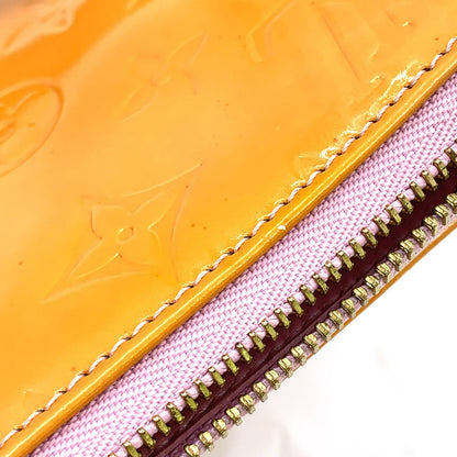 Louis Vuitton Lexington Monogram Vernis Leather Enamel Orange Yellow Beige — view 9