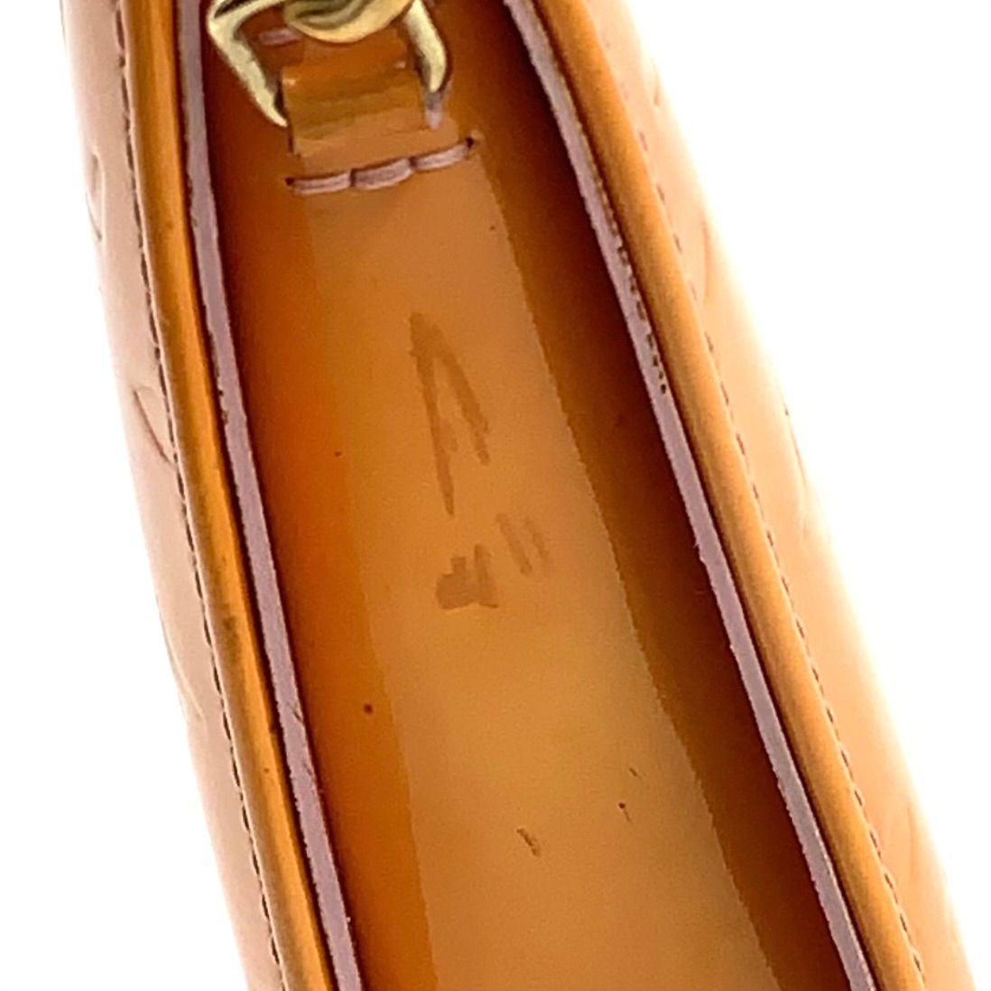 Louis Vuitton Lexington Monogram Vernis Leather Enamel Orange Yellow Beige — view 8