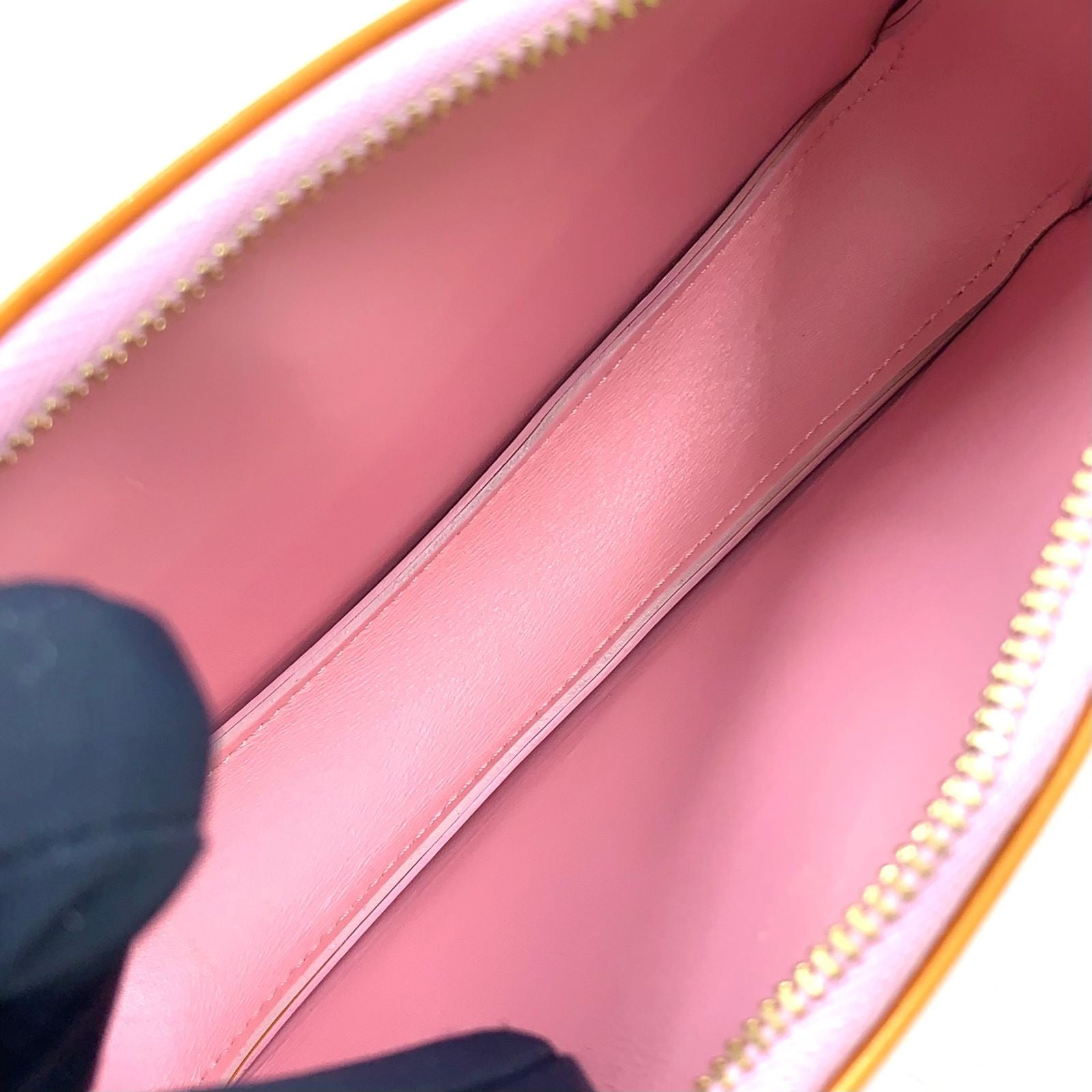 Louis Vuitton Lexington Monogram Vernis Leather Enamel Orange Yellow Beige — view 3