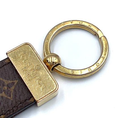 Louis Vuitton Monogram Porte Cles Dragonne Brown Charm Gold — view 7