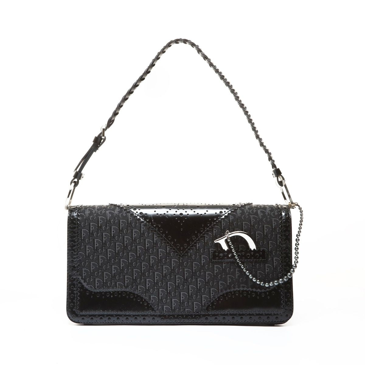 Dior Shoulder Bag Trotter with Canvas Charm