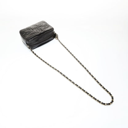 Chanel Shoulder Bag Lambskin Triple Coco Fringe — view 8