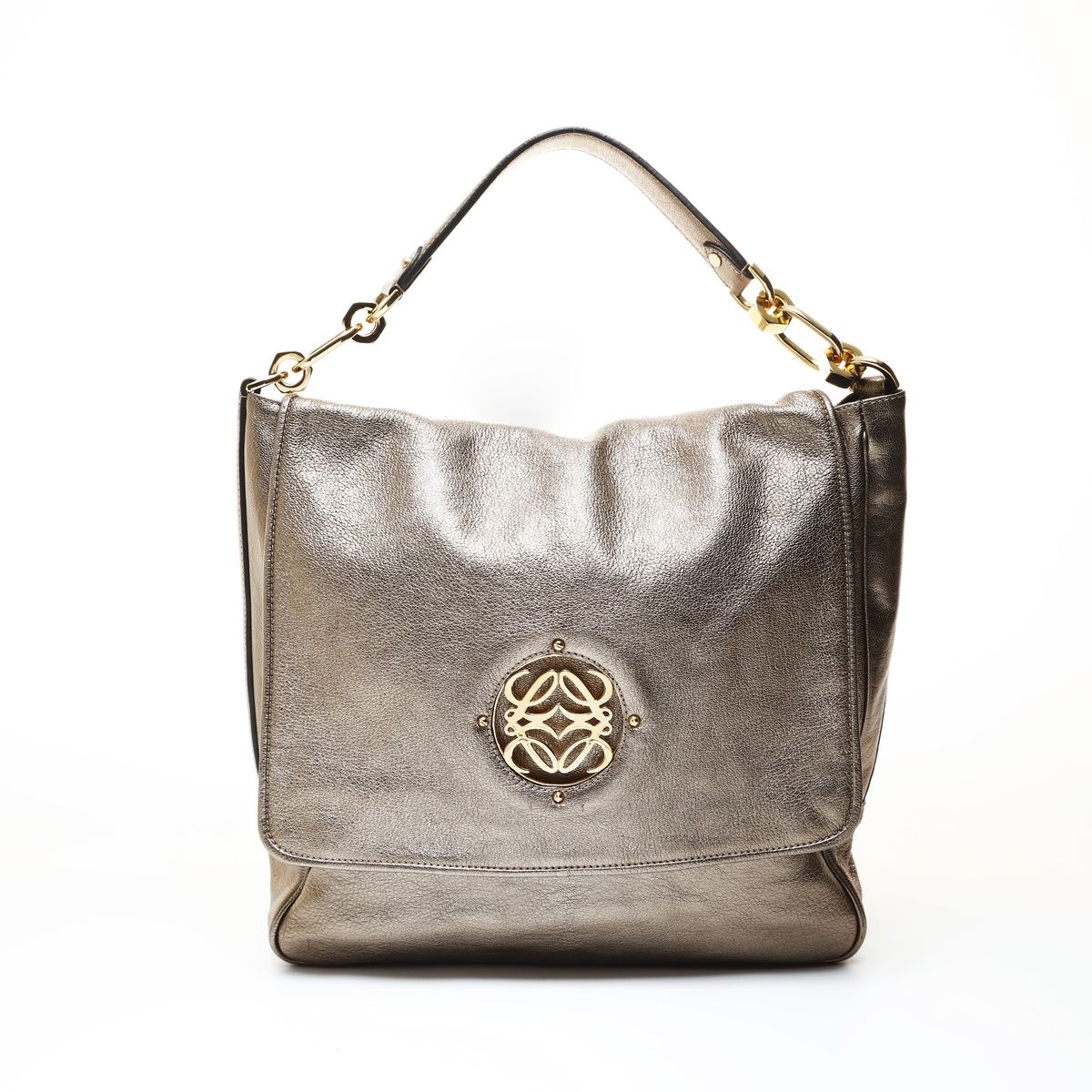 Loewe Shoulder Bag Anagram Metallic Maia