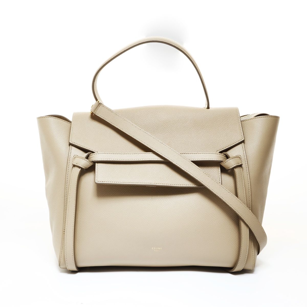 Celine Shoulder Bag Leather 2-Way
