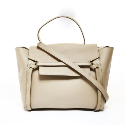 Celine Shoulder Bag Leather 2-Way