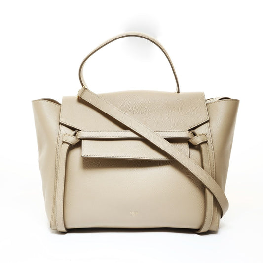 Celine Shoulder Bag Leather 2-Way
