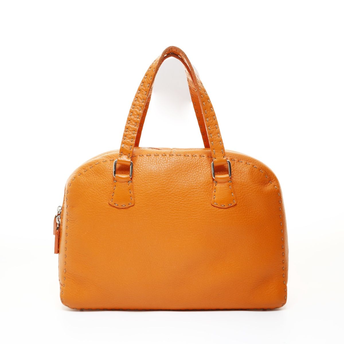 Fendi Handbag Leather Selleria