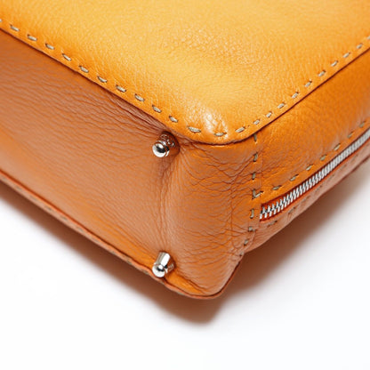 Fendi Handbag Leather Selleria — view 6