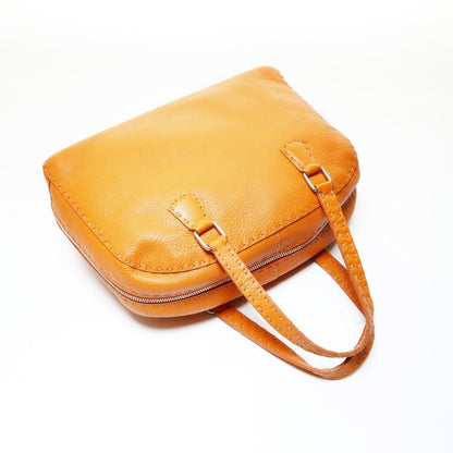 Fendi Handbag Leather Selleria — view 8