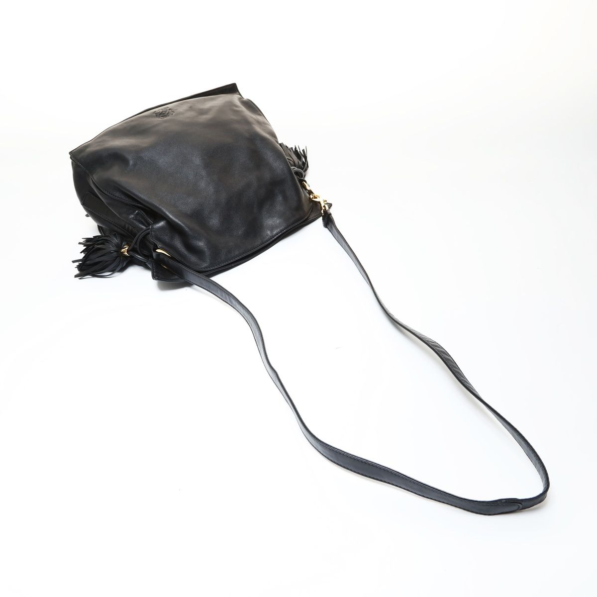 Loewe Shoulder Bag Anagram Flamenco Tassel — view 9