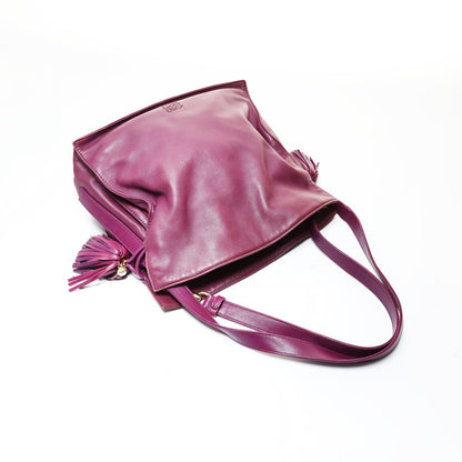 Loewe Shoulder Bag Anagram Flamenco Tassel — view 9