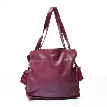 Loewe Shoulder Bag Anagram Flamenco Tassel — view 2
