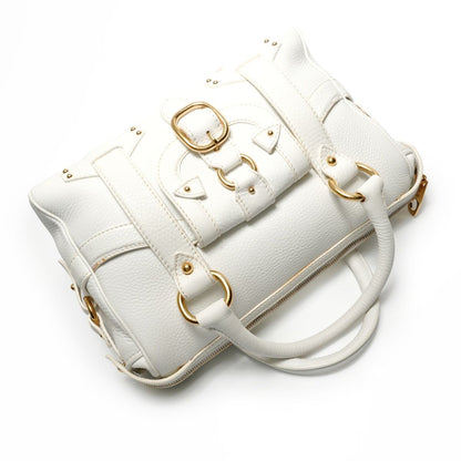 Celine Handbag Buckle Boston Leather — view 8